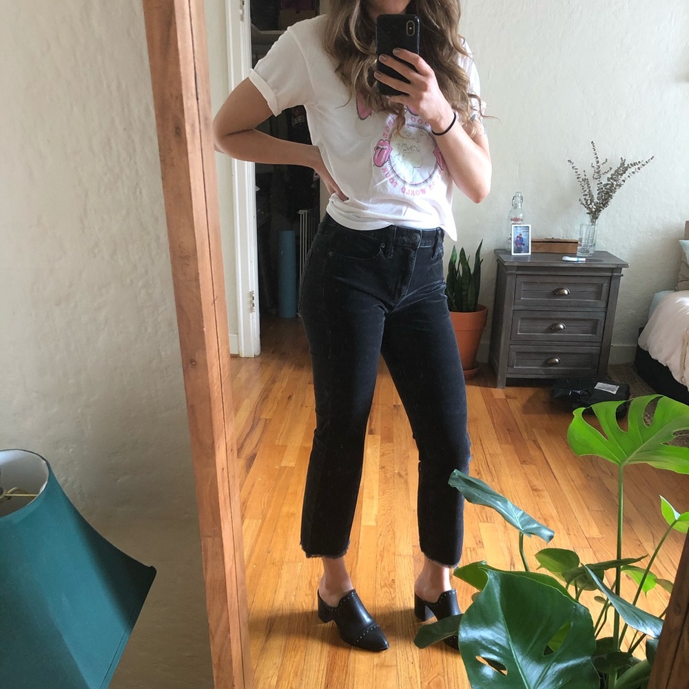 AE High Rise Cord Cropped Flares